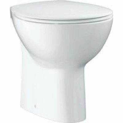 Унитаз напольный GROHE Bau Ceramic, выпуск в пол (без сиденья), НЕ подходит для бачков на унитаз, альпин-белый (39431000) Унитаз напольный GROHE Bau Ceramic, выпуск в пол (без сиденья), НЕ подходит для бачков на унитаз, альпин-белый (39431000)