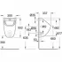 Писсуар GROHE Bau Ceramic, скрытый монтаж, альпин-белый (39438000) Писсуар GROHE Bau Ceramic, скрытый монтаж, альпин-белый (39438000)
