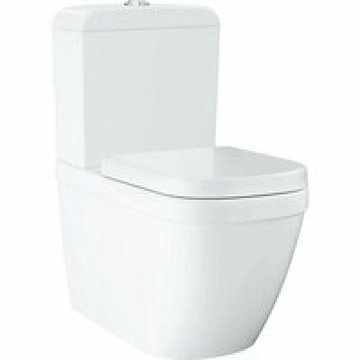 Унитаз напольный для комбинации с бачком наружного монтажа GROHE Euro Ceramic, альпин-белый (3933800H) Унитаз напольный для комбинации с бачком наружного монтажа GROHE Euro Ceramic, альпин-белый (3933800H)