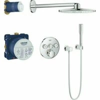 Душевая система GROHE Grohtherm SmartControl с термостатом для душа, хром (34705000) Душевая система GROHE Grohtherm SmartControl с термостатом для душа, хром (34705000)