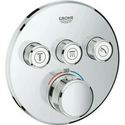 Душевая система GROHE Grohtherm SmartControl с термостатом для душа, хром (34705000) Душевая система GROHE Grohtherm SmartControl с термостатом для душа, хром (34705000)