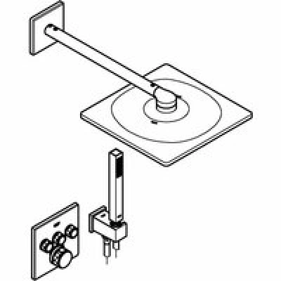 Душевая система GROHE Grohtherm SmartControl с термостатом для душа, хром (34706000) Душевая система GROHE Grohtherm SmartControl с термостатом для душа, хром (34706000)