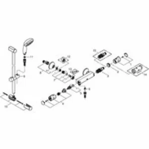 Термостат для душа GROHE Grohtherm 800 с душевым гарнитуром, хром (34565001) Термостат для душа GROHE Grohtherm 800 с душевым гарнитуром, хром (34565001)