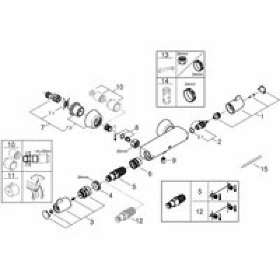 Термостат для душа GROHE Grohtherm Special, хром (34667000) Термостат для душа GROHE Grohtherm Special, хром (34667000)