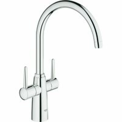 Смеситель для кухонной мойки GROHE Ambi двухвентильный, высокий излив, хром (30189000)