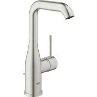 Смеситель для раковины GROHE Essence с донным клапаном, L-Size, суперсталь (32628DC1)