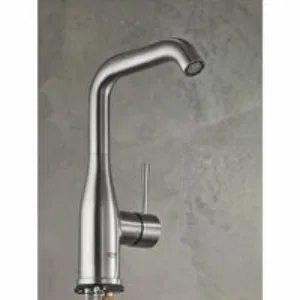 Смеситель для раковины GROHE Essence с донным клапаном, L-Size, суперсталь (32628DC1) Смеситель для раковины GROHE Essence с донным клапаном, L-Size, суперсталь (32628DC1)