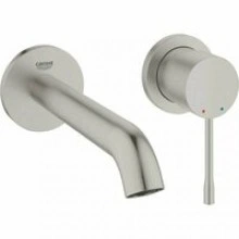 Внешняя часть смесителя для раковины GROHE Essence на 2 отверстия, M-Size, суперсталь (19408DC1)