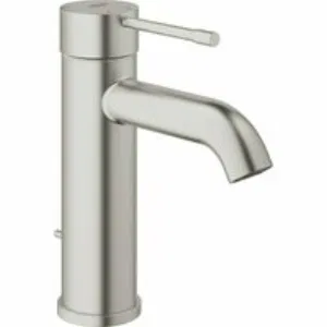Смеситель для раковины GROHE Essence S-Size II с донным клапаном, суперсталь (23589DC1) Смеситель для раковины GROHE Essence S-Size II с донным клапаном, суперсталь (23589DC1)
