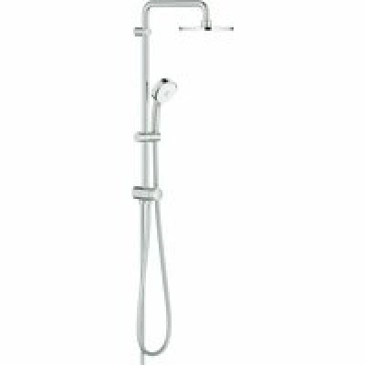 Душевая система GROHE New Tempesta Cosmopolitan 200 с переключателем потоков, хром (27394002)