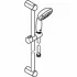 Душевой гарнитур GROHE Tempesta 100, 2 режима струи, душевая штанга 600 мм, 5,7 л/мин, хром/серый (27598001) Душевой гарнитур GROHE Tempesta 100, 2 режима струи, душевая штанга 600 мм, 5,7 л/мин, хром/серый (27598001)