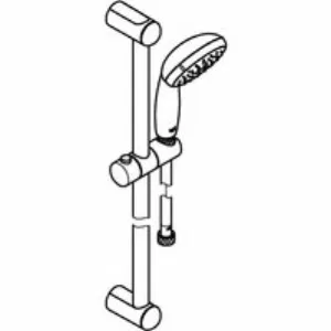 Душевой гарнитур GROHE Tempesta 100, 2 режима струи, душевая штанга 600 мм, 5,7 л/мин, хром/белый (2759810E) Душевой гарнитур GROHE Tempesta 100, 2 режима струи, душевая штанга 600 мм, 5,7 л/мин, хром/белый (2759810E)