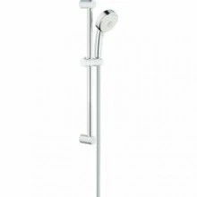 Душевой гарнитур GROHE Tempesta Cosmopolitan 100, 4 режима струи, душевая штанга 600 мм, 9,5 л/мин, хром (27787002)