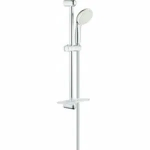 Душевой гарнитур GROHE Tempesta 100 с мыльницей, 2 режима струи, душевая штанга 600 мм, 5,7 л/мин, хром/белый (27926001) Душевой гарнитур GROHE Tempesta 100 с мыльницей, 2 режима струи, душевая штанга 600 мм, 5,7 л/мин, хром/белый (27926001)