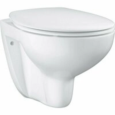 Унитаз подвесной с сиденьем с микролифтом GROHE Bau Ceramic, альпин-белый (39351000) Унитаз подвесной с сиденьем с микролифтом GROHE Bau Ceramic, альпин-белый (39351000)