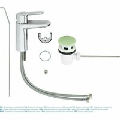 Смеситель для раковины GROHE BauEdge, хром (23328000) Смеситель для раковины GROHE BauEdge, хром (23328000)