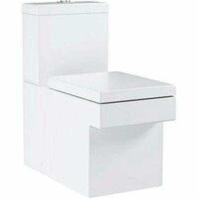 Унитаз GROHE Cube Ceramic напольный, альпин-белый (3948400H) Унитаз GROHE Cube Ceramic напольный, альпин-белый (3948400H)