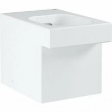 Унитаз GROHE Cube Ceramic напольный приставной, с покрытием PureGuard, альпин-белый (3948500H)