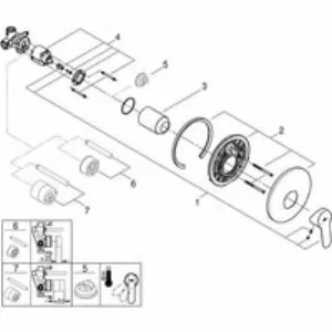 Смеситель для душа GROHE BauEdge в комплекте с монтажной частью, хром (29078000) Смеситель для душа GROHE BauEdge в комплекте с монтажной частью, хром (29078000)