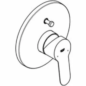 Смеситель для ванны GROHE BauEdge в комплекте с монтажной часть, хром (29079000) Смеситель для ванны GROHE BauEdge в комплекте с монтажной часть, хром (29079000)