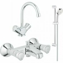 Готовый комплект для ванной комнаты GROHE Costa L, хром (NB0008-2)