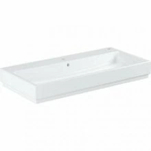Раковина GROHE Cube Ceramic, подвесная 100 см, альпин-белый (3938600H)