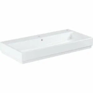 Раковина GROHE Cube Ceramic, подвесная 100 см, альпин-белый (3938600H) Раковина GROHE Cube Ceramic, подвесная 100 см, альпин-белый (3938600H)