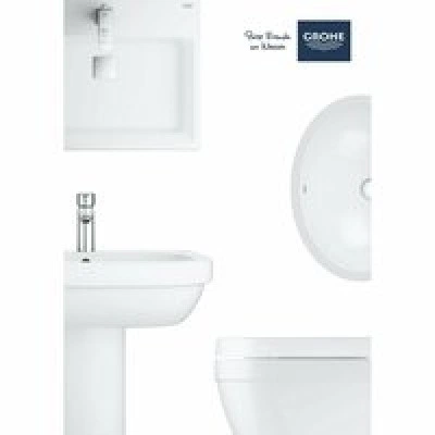 Раковина подвесная GROHE Cube Ceramic 60 см, альпин-белый (3947300H) Раковина подвесная GROHE Cube Ceramic 60 см, альпин-белый (3947300H)
