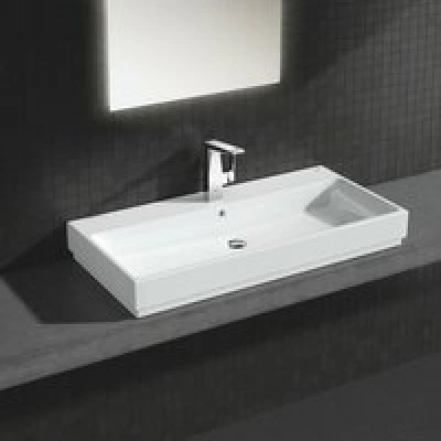 Раковина накладная GROHE Cube Ceramic 100 см, альпин-белый (3947500H) Раковина накладная GROHE Cube Ceramic 100 см, альпин-белый (3947500H)
