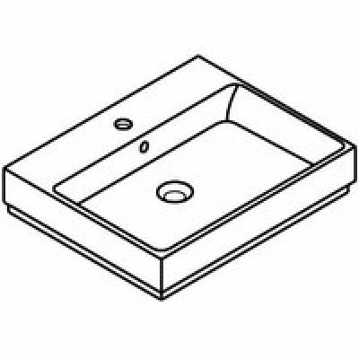 Раковина накладная GROHE Cube Ceramic 60 см, альпин-белый (3947700H) Раковина накладная GROHE Cube Ceramic 60 см, альпин-белый (3947700H)