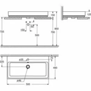 Раковина накладная GROHE Cube Ceramic 50 см, альпин-белый (3947800H) Раковина накладная GROHE Cube Ceramic 50 см, альпин-белый (3947800H)