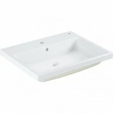 Раковина GROHE Cube Ceramic полувстраиваемая 60 см, альпин-белый (3947900H)