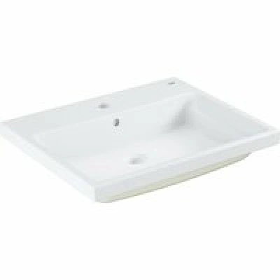 Раковина GROHE Cube Ceramic полувстраиваемая 60 см, альпин-белый (3947900H)