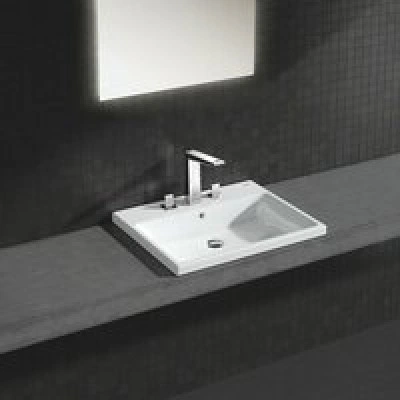 Раковина GROHE Cube Ceramic полувстраиваемая 60 см, альпин-белый (3947900H) Раковина GROHE Cube Ceramic полувстраиваемая 60 см, альпин-белый (3947900H)