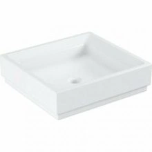 Раковина GROHE Cube Ceramic, свободностоящая, без перелива 50 см, альпин-белый (3948100H)