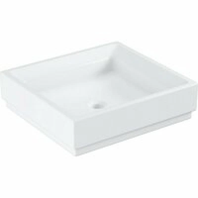Раковина GROHE Cube Ceramic, свободностоящая, без перелива 50 см, альпин-белый (3948100H) Раковина GROHE Cube Ceramic, свободностоящая, без перелива 50 см, альпин-белый (3948100H)