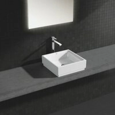 Раковина GROHE Cube Ceramic, свободностоящая, без перелива 40 см, альпин-белый (3948200H) Раковина GROHE Cube Ceramic, свободностоящая, без перелива 40 см, альпин-белый (3948200H)