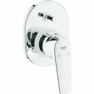 Смеситель для ванны GROHE BauFlow в комплекте с монтажной , хром (29045000)