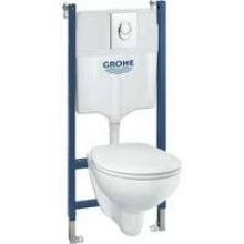 Готовый набор для туалета GROHE Bau Ceramic, инсталляция для подвесного унитаза GROHE Solido 5 в 1 (39419000)
