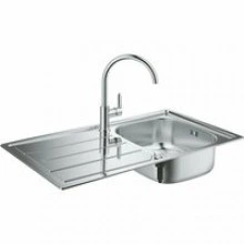Мойка и смеситель для мойки, GROHE K200, хром, (31562SD0)