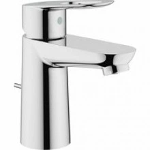 Смеситель для раковины GROHE BauLoop с донным клапаном, хром (23335000)