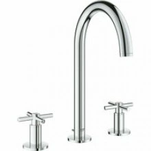Смеситель для раковины GROHE Atrio двухвентильный на 3 отверстия, хром (20008003)