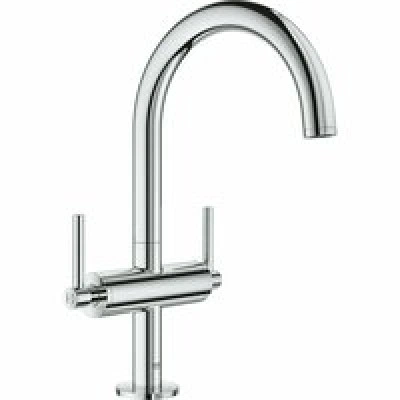 Смеситель для раковины GROHE Atrio двухвентильный, хром (21022003) Смеситель для раковины GROHE Atrio двухвентильный, хром (21022003)