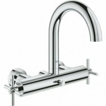 Смеситель для ванны GROHE Atrio двухвентильный, внешнего монтажа, хром (25010003)
