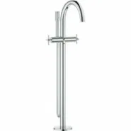 Внешняя часть смесителя для ванны GROHE Atrio напольного монтажа, двухвентильный, хром (25044003)