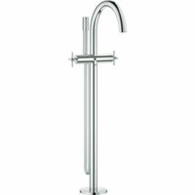 Внешняя часть смесителя для ванны GROHE Atrio напольного монтажа, двухвентильный, хром (25044003)