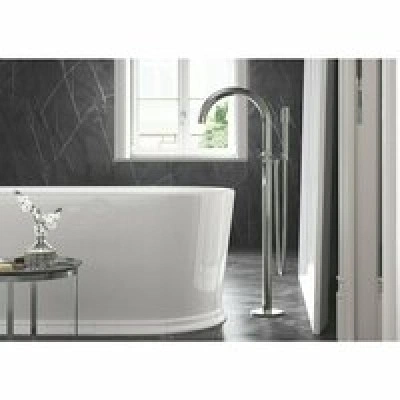 Внешняя часть смесителя для ванны GROHE Atrio напольного монтажа, двухвентильный, хром (25044003) Внешняя часть смесителя для ванны GROHE Atrio напольного монтажа, двухвентильный, хром (25044003)