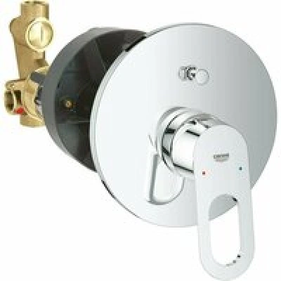 Смеситель для ванны GROHE BauLoop в комплекте с монтажной частью, хром (29081000) Смеситель для ванны GROHE BauLoop в комплекте с монтажной частью, хром (29081000)