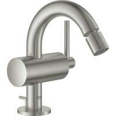 Смеситель для биде GROHE Atrio с донным клапаном, суперсталь (32108DC3) Смеситель для биде GROHE Atrio с донным клапаном, суперсталь (32108DC3)