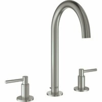 Смеситель для раковины GROHE Atrio двухвентильный на 3 отверстия, суперсталь (20009DC3) Смеситель для раковины GROHE Atrio двухвентильный на 3 отверстия, суперсталь (20009DC3)
